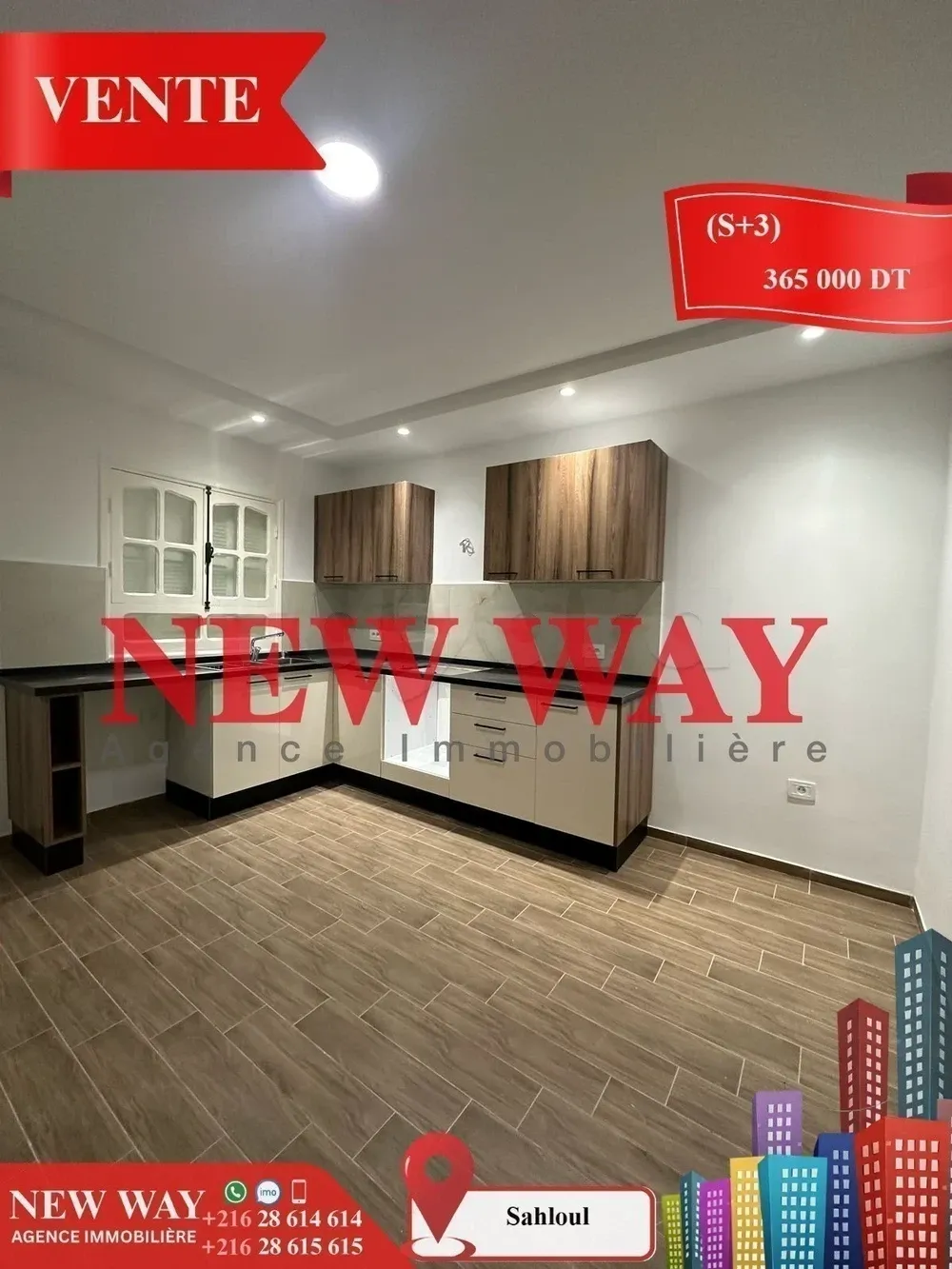 (S+3) à Sahloul, Proche de toutes Commodités