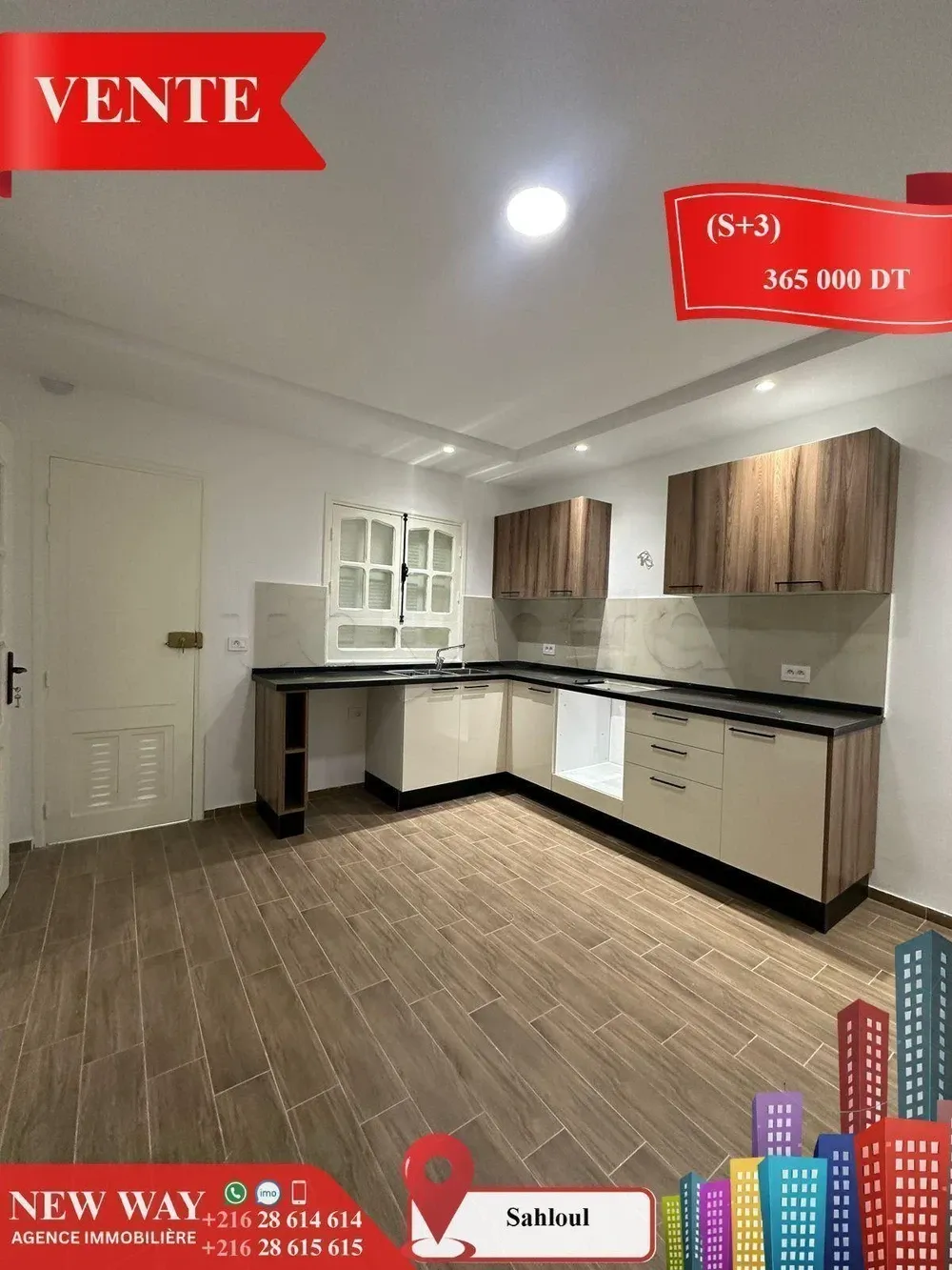 (S+3) à Sahloul, Proche de toutes Commodités