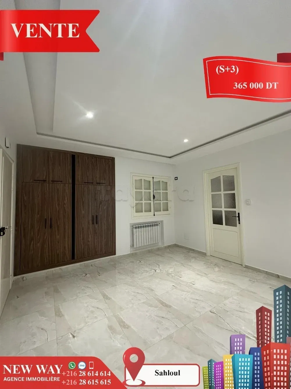 (S+3) à Sahloul, Proche de toutes Commodités
