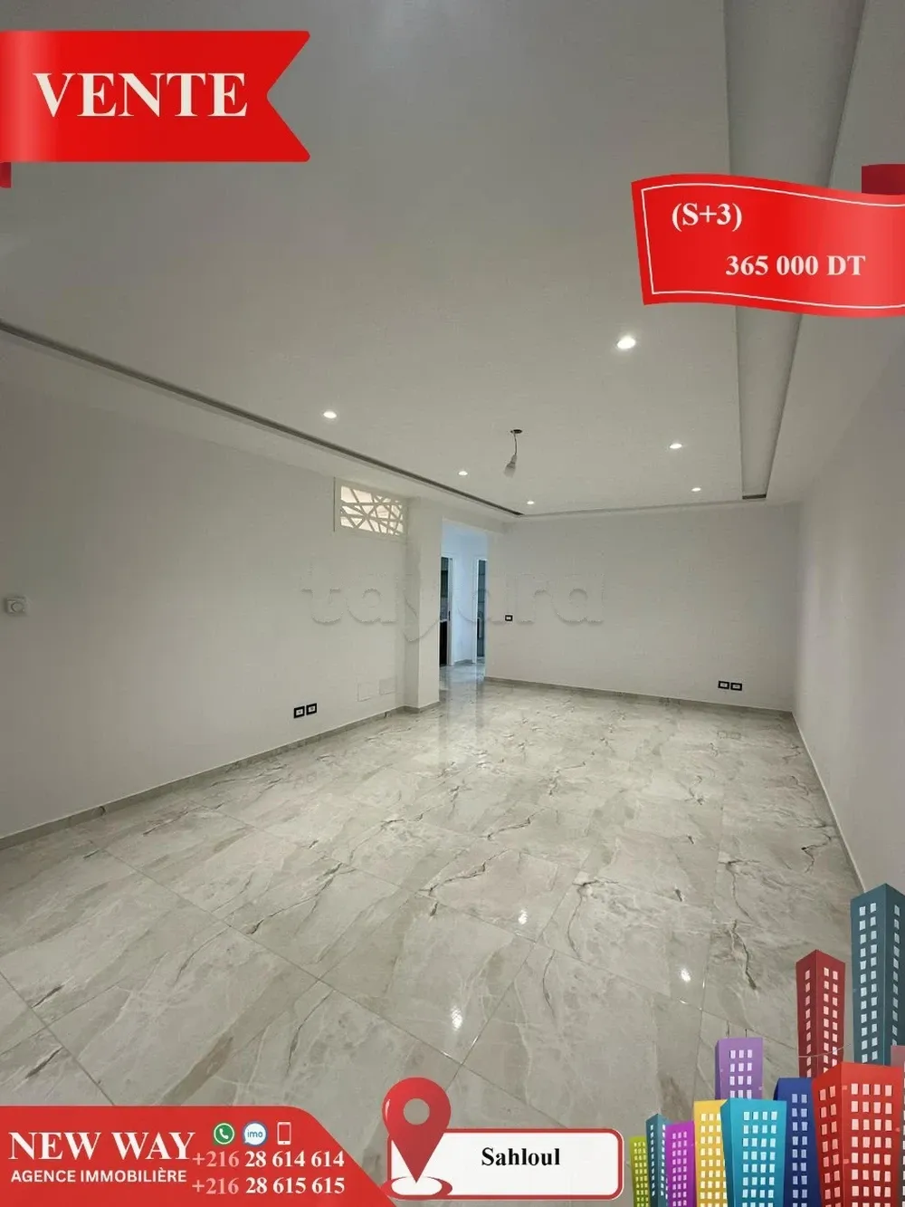 (S+3) à Sahloul, Proche de toutes Commodités