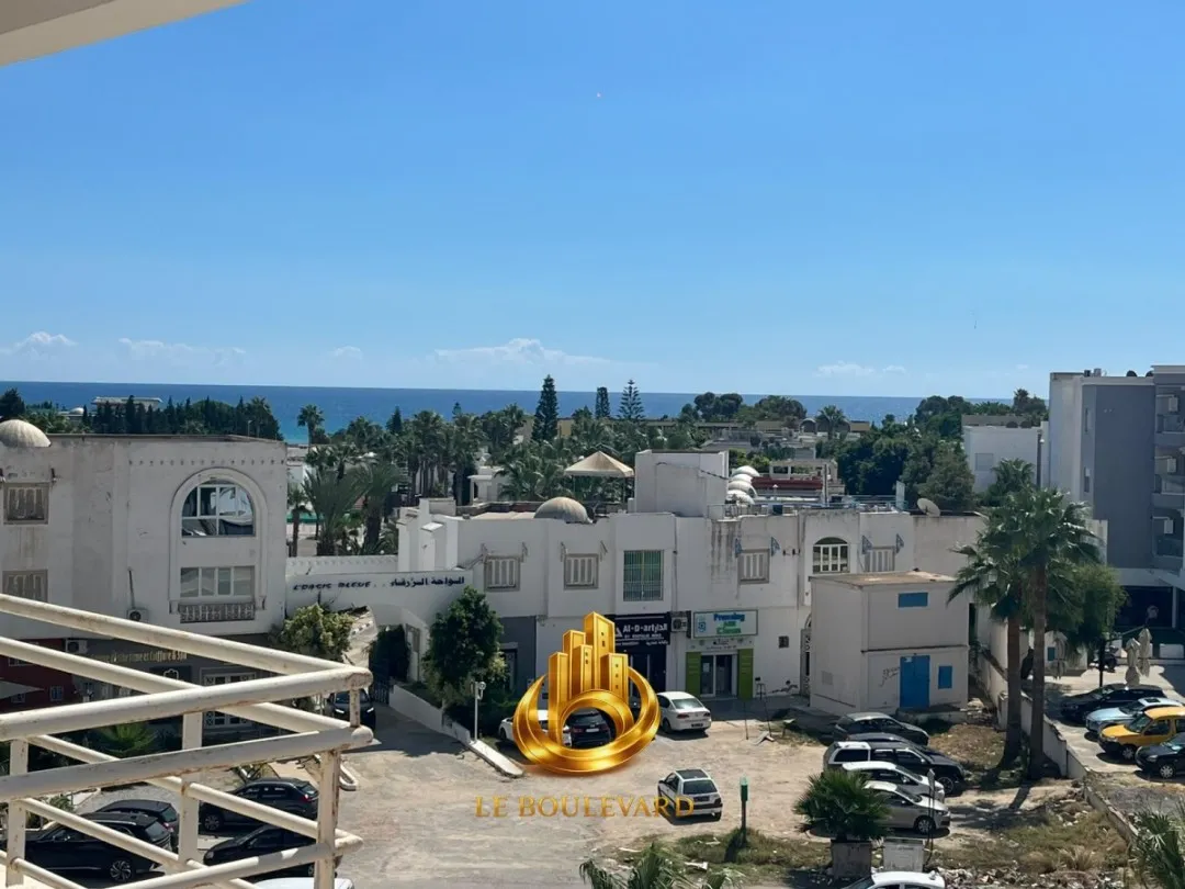 A Louer Appartement S+3 avec vue sur mer dans une résidence à Mrezga, Hammamet