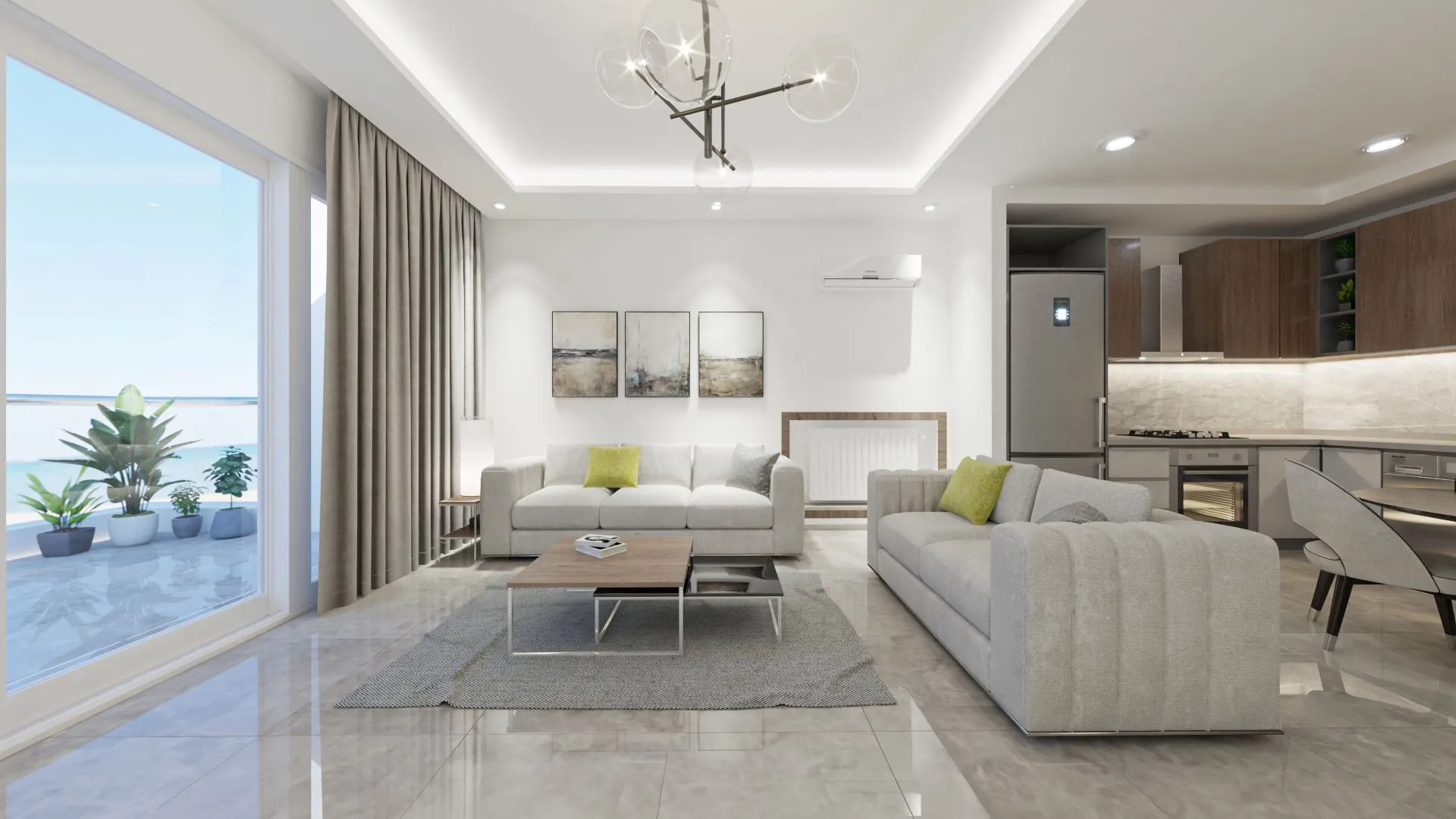 S3 à Résidence Bousten 3 Hammamet à quelques pas de la plage