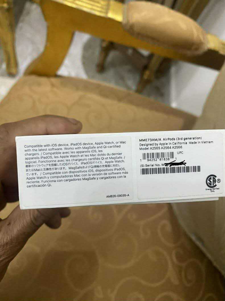 airpod 3 originale neuf importé de canada