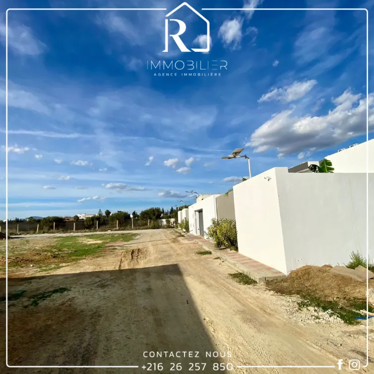 A vendre Terrain zone #villas #Hammamet_sud a 5min a Barrekit sehel