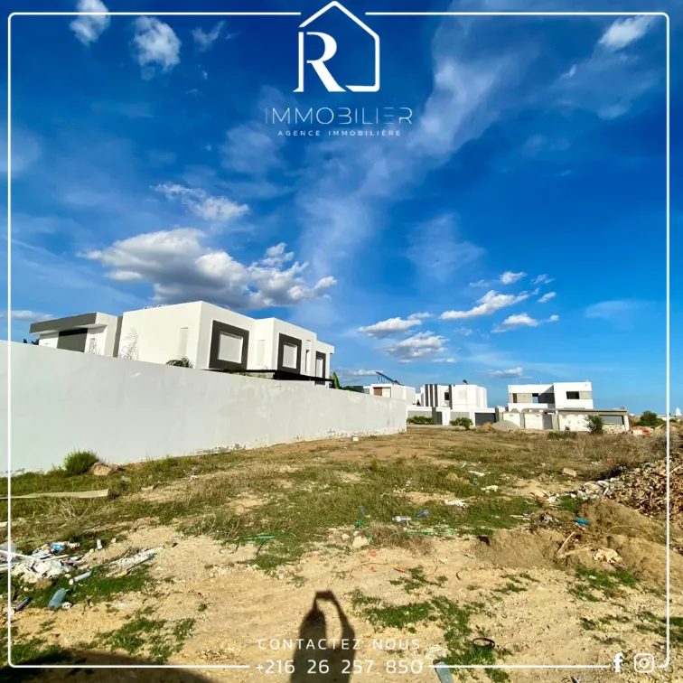 A vendre Terrain zone #villas #Hammamet_sud a 5min a Barrekit sehel