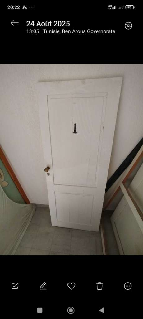 Porte chambre