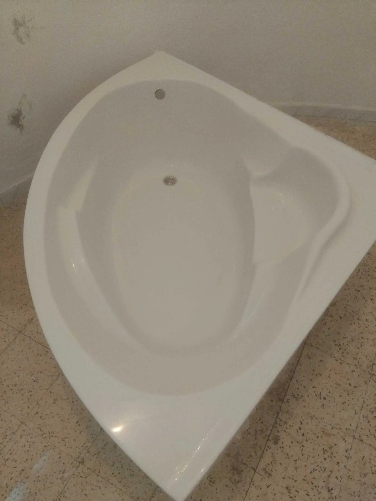 Bain de douche avec cache