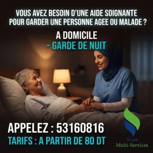 garde de nuit personne age a rades
