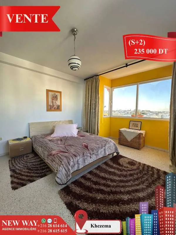 (S+2) à Khezema avec Meubles