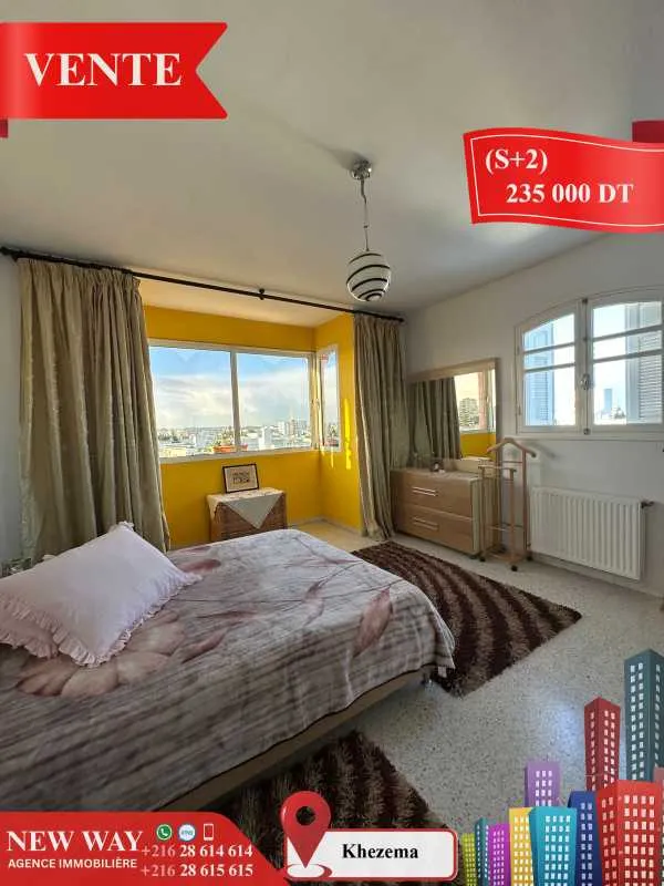 (S+2) à Khezema avec Meubles