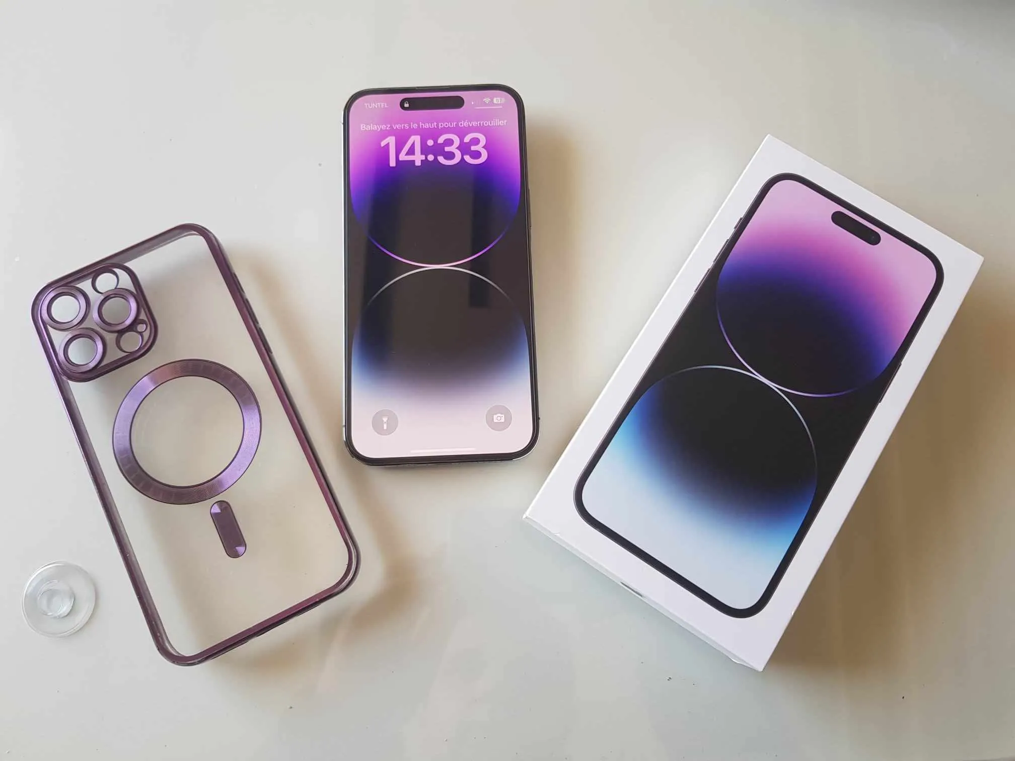 iphone 14 Pro Max 256 Go (avec tous ses accessoires) ☎ 98 220 210