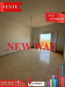 Appartement (S+2) à Cité Riadh 5