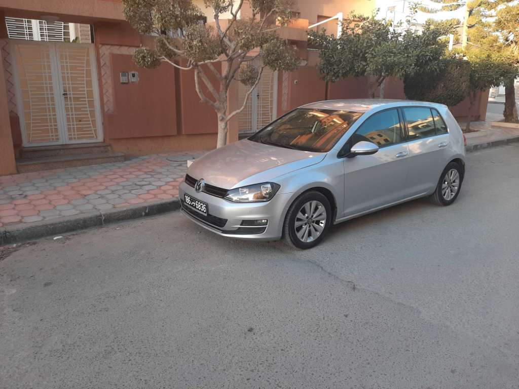 Golf7 tdi high line bleu motion