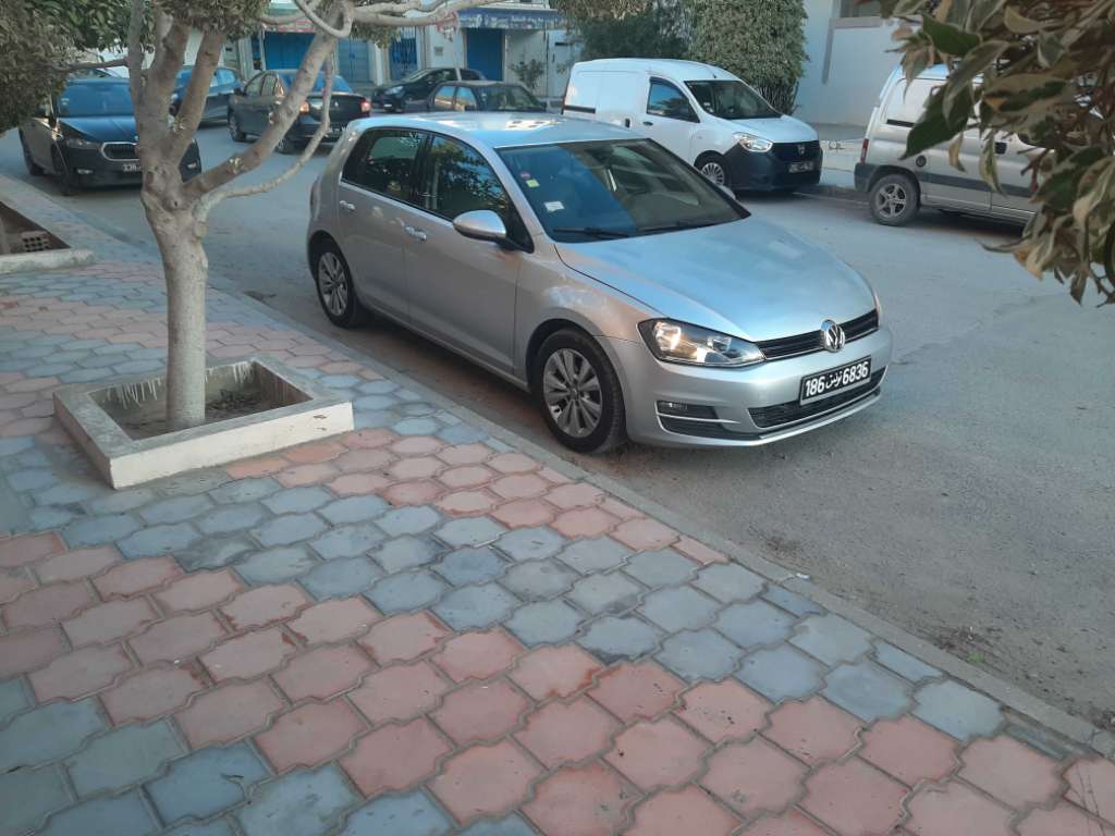 Golf7 tdi high line bleu motion