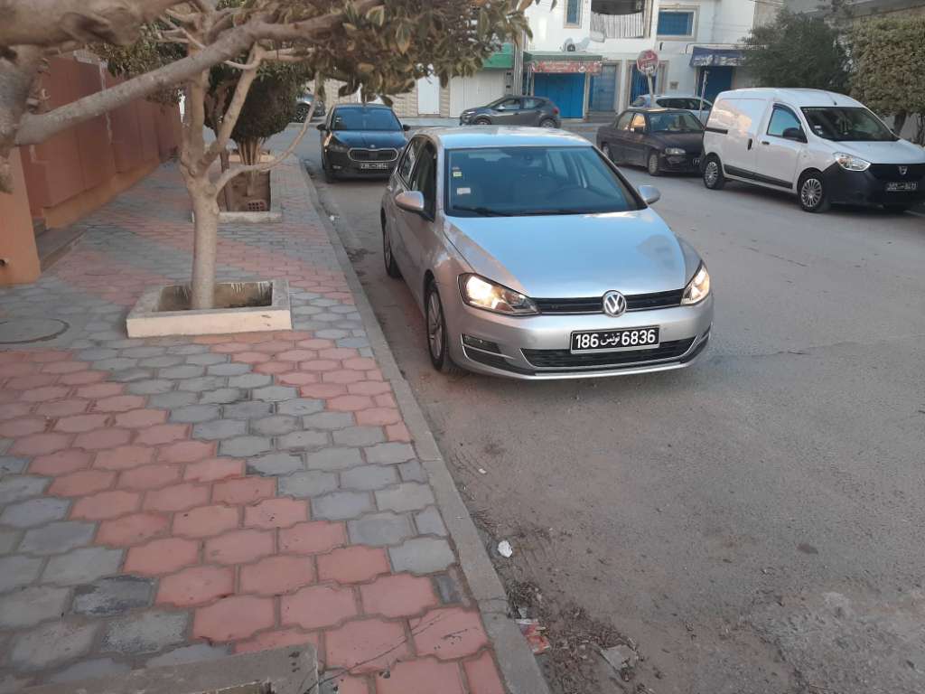 Golf7 tdi high line bleu motion