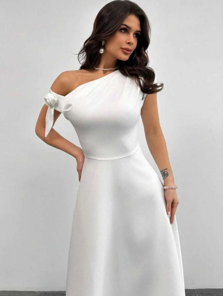 Robe importée élégante et minimaliste pour femmes