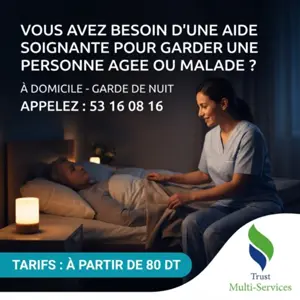 garde de nuit personne age a marsa