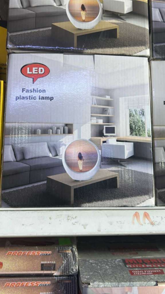 Lampe de table d'art de sable mobile