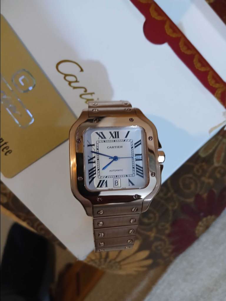 belle montre cartier copie vrai avec son garantie et paquet stal stel xnoxdable tele 53335227