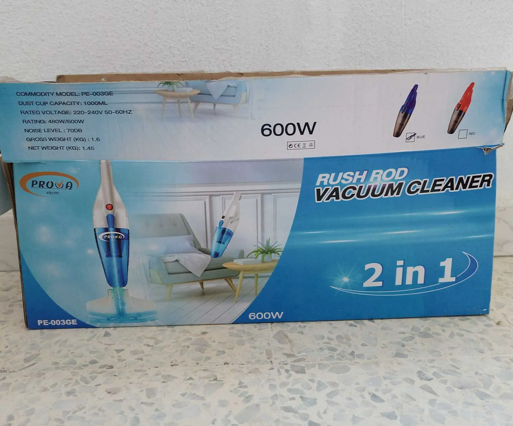 Aspirateur meubles sols et autres 2 en 1