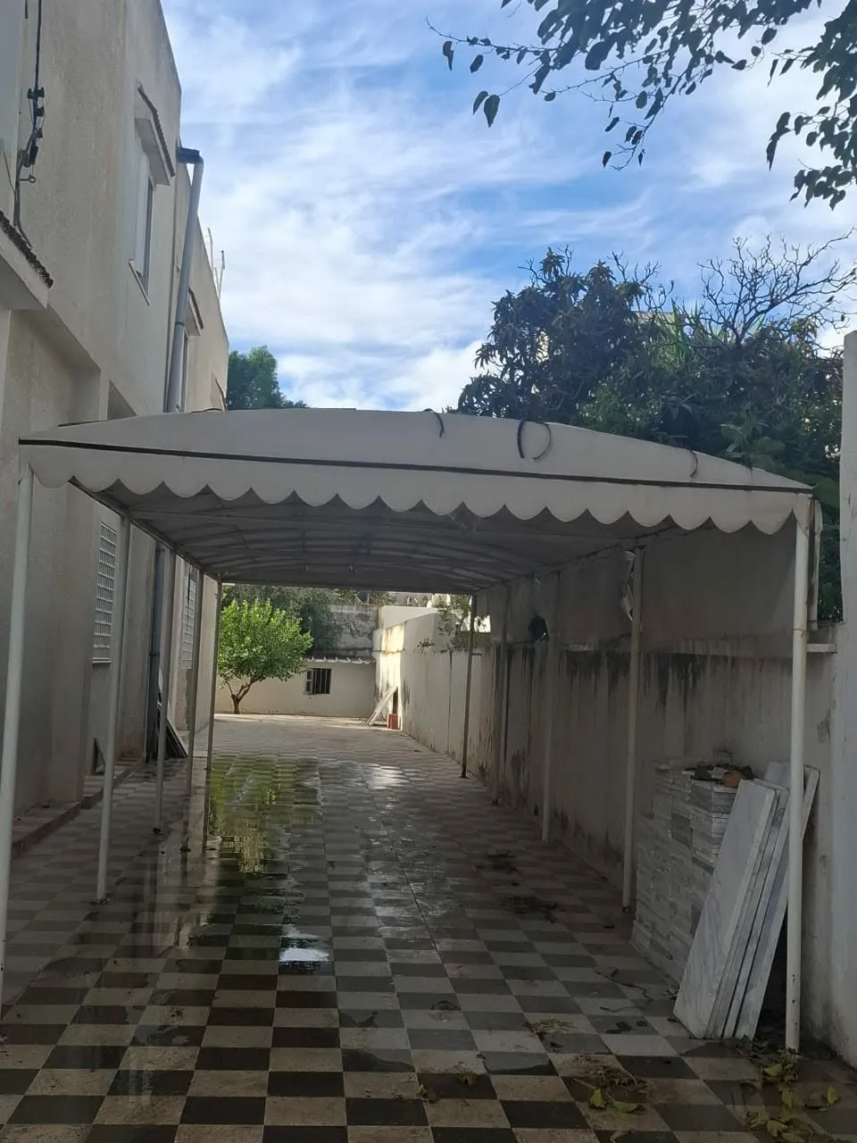 un appartement s+3 meublé au rdc d'une villa a louer a Bardo Prés de CNAM