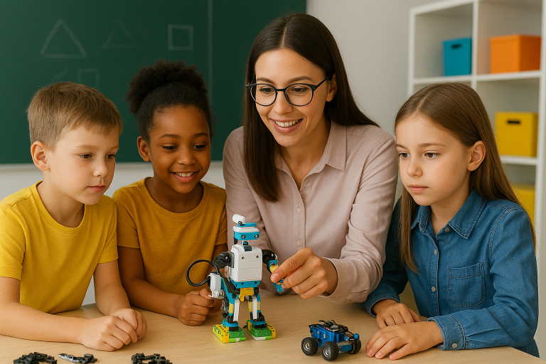 Éducatrice en robotique et en codage
