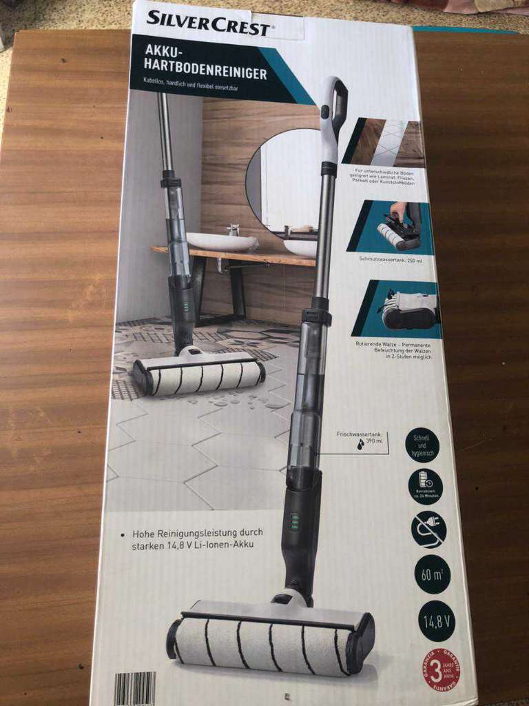 Nettoyer de sol (sec et humide) rechargeable tt neuf marque silver crest Germany