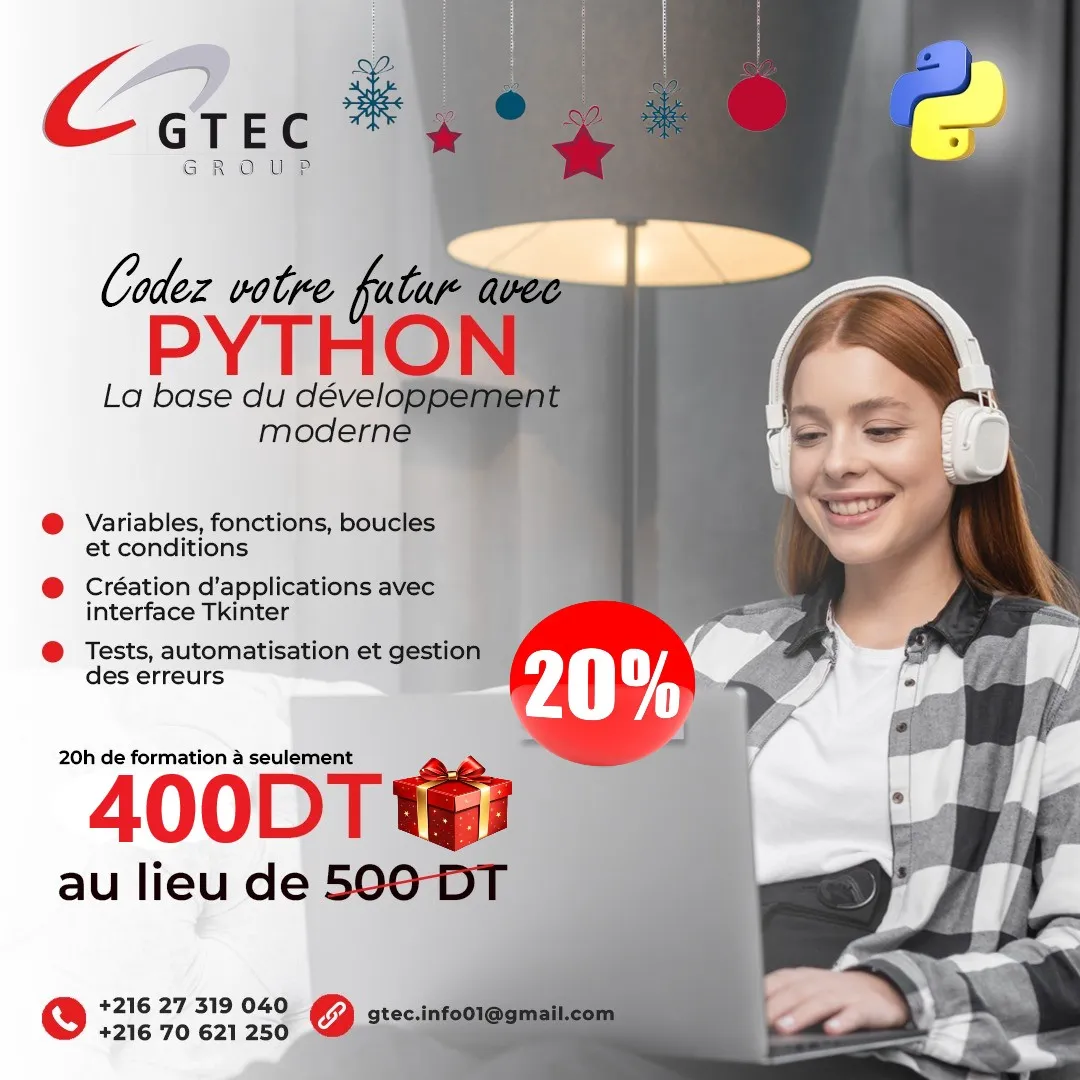 Formation Python Tunisie