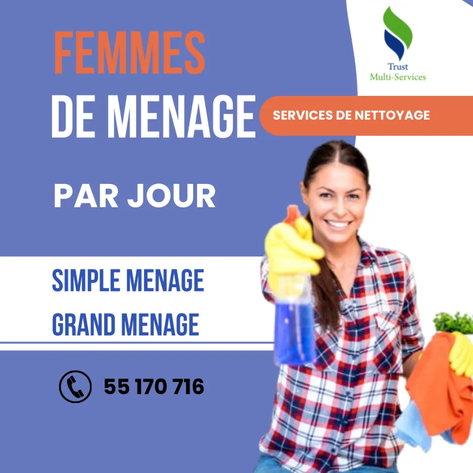 SOCIETE DE NETTOYAGE PAR JOUR A La goulette 