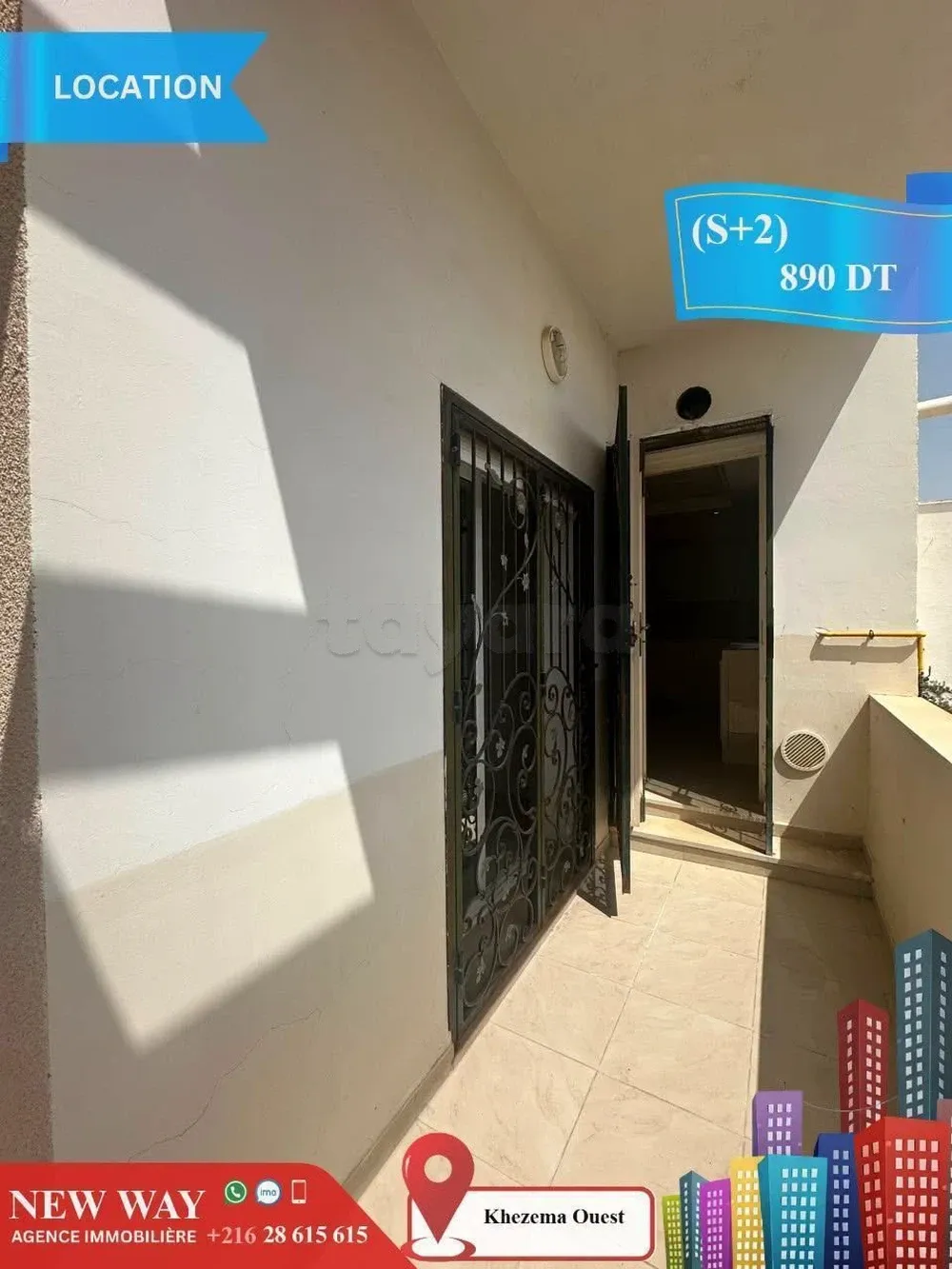 (S+2) à Khezema Ouest