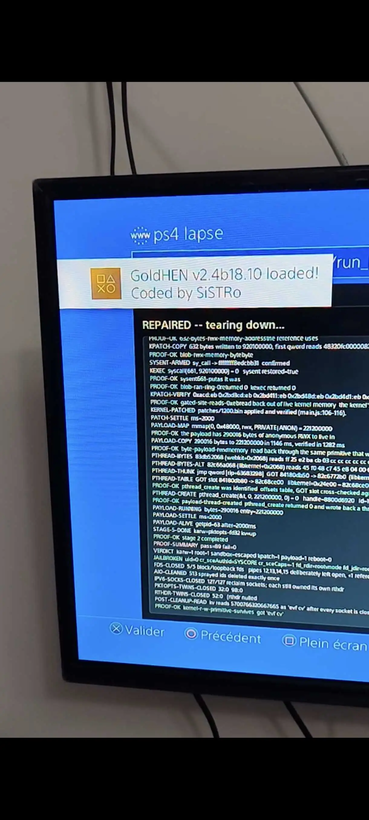 Ps4 patché