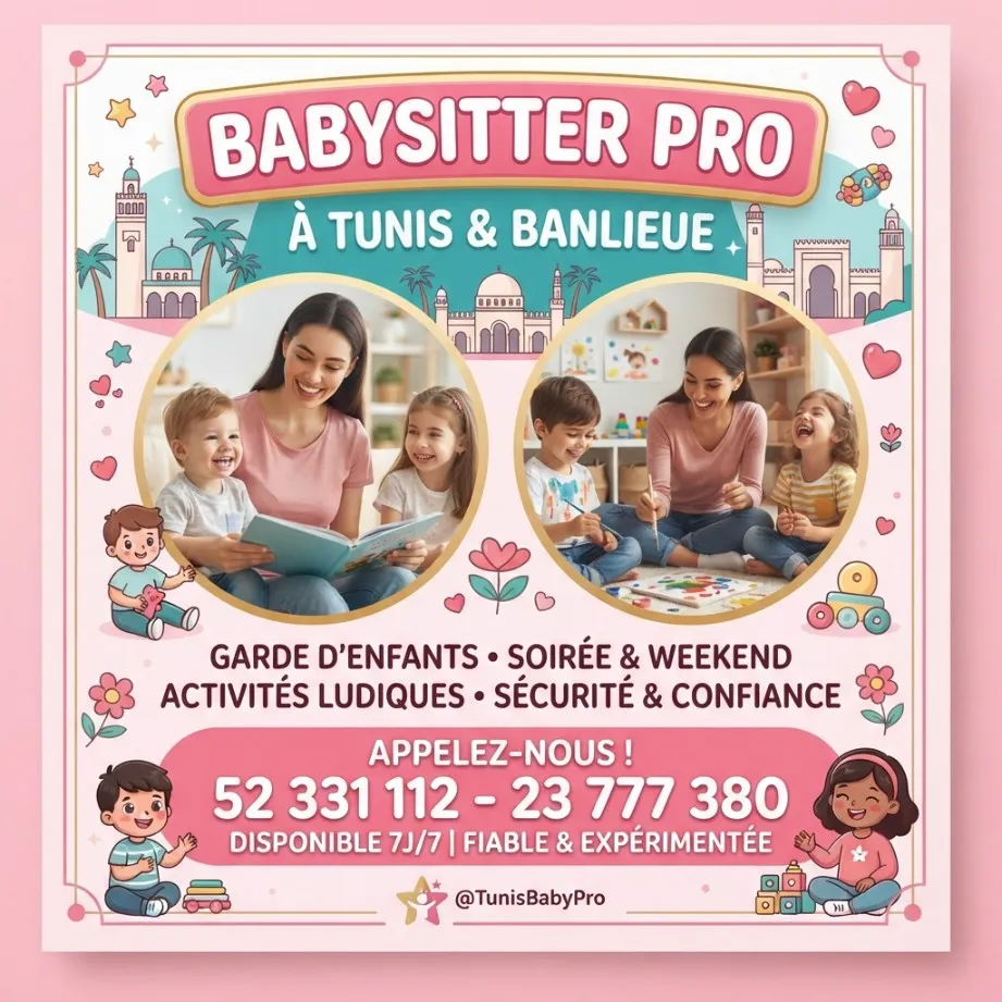 BESOIN D’UNE GARDE BÉBÉ À DOMICILE A BORJ LOUZIR