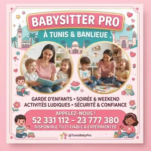 BESOIN D’UNE GARDE BÉBÉ À DOMICILE A BORJ LOUZIR
