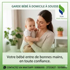 GARDES BEBES PAR MOIS A KANTAOUI