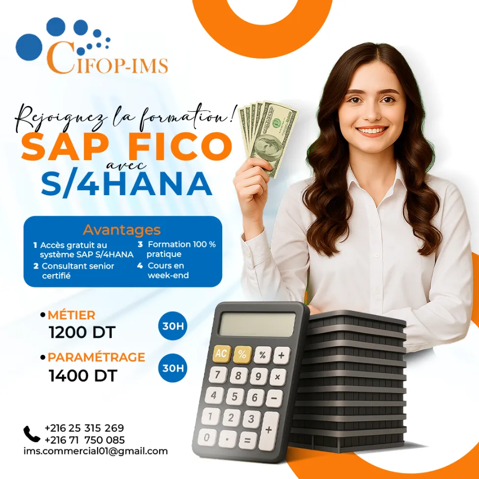 Formation Consultant SAP FICO finance et Controle de Gestion