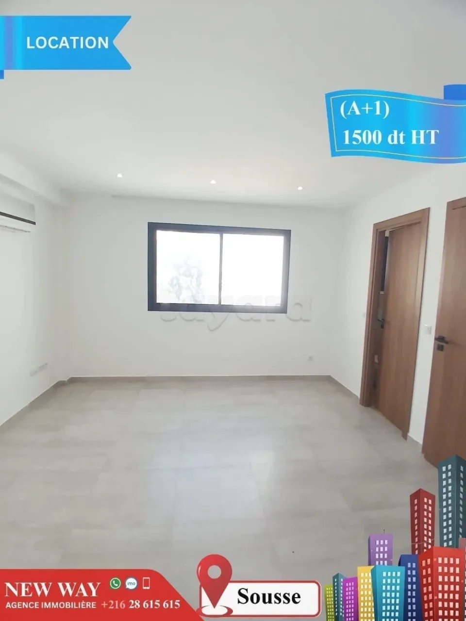 Bureau (A+1) à Sousse dans un Emplacement Stratégique