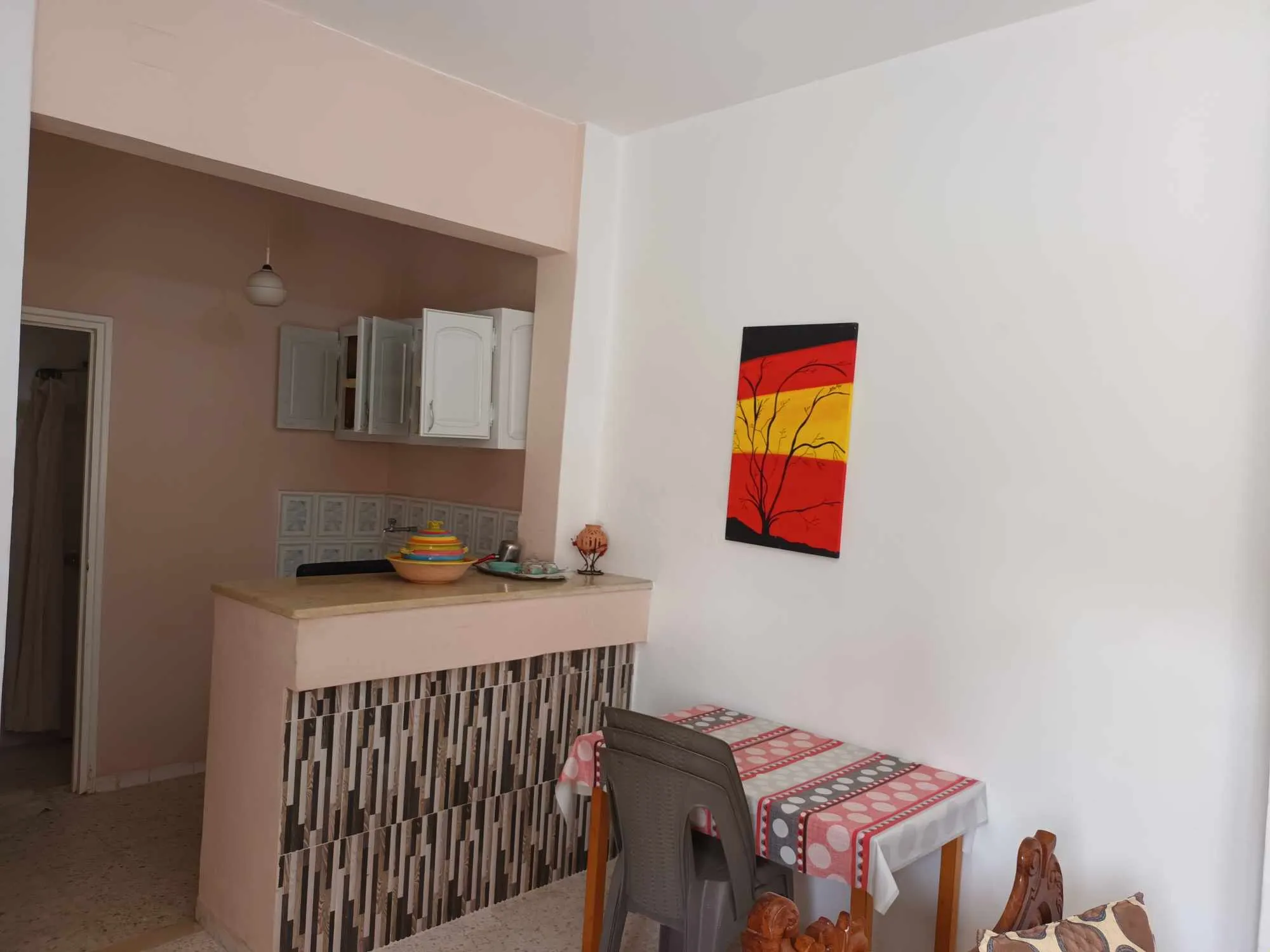 Studio meublé début corniche