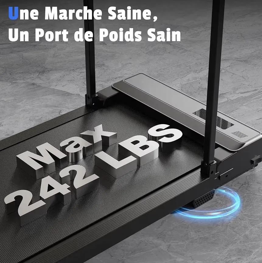 Cacheté!!! Tapis de Marche Électrique Pliable 4-en-1 Prix : 1400 dt