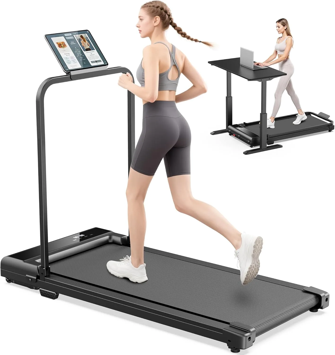 Cacheté!!! Tapis de Marche Électrique Pliable 4-en-1 Prix : 1400 dt