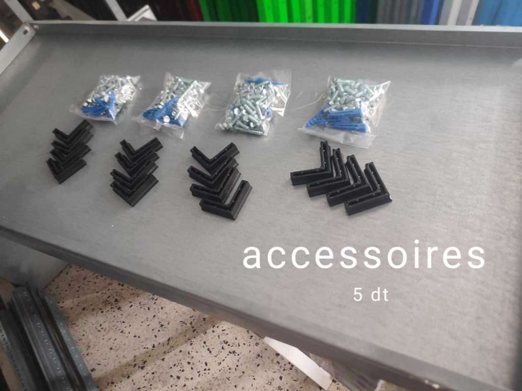 Étagère métallique galvanisée 5 étage 