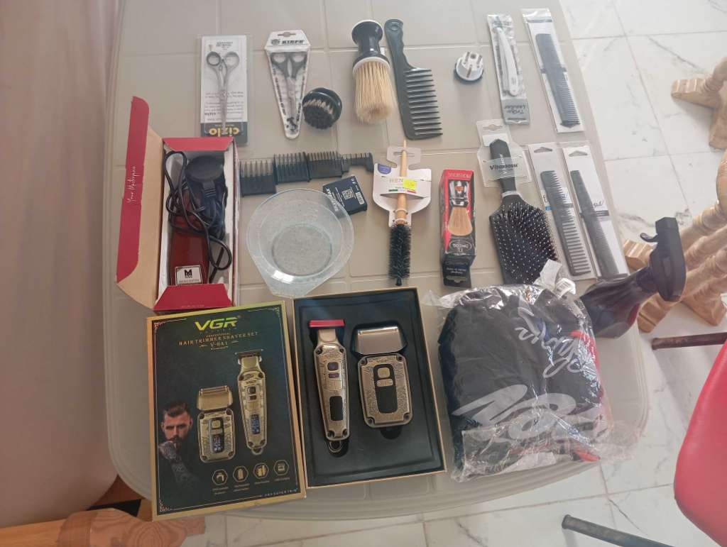 Matériel coiffure homme professionnel neuf
