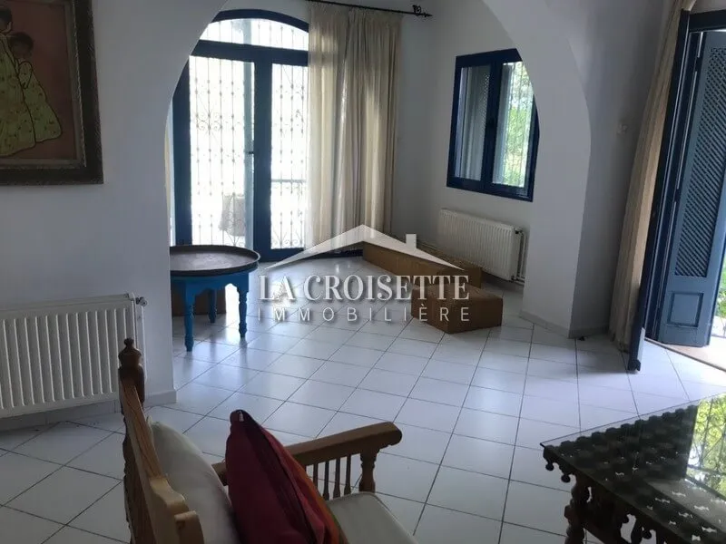 Duplex meublé s3 vue sur mer et avec jardin à Gammarth MDL0004