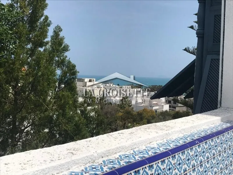 Duplex meublé s3 vue sur mer et avec jardin à Gammarth MDL0004