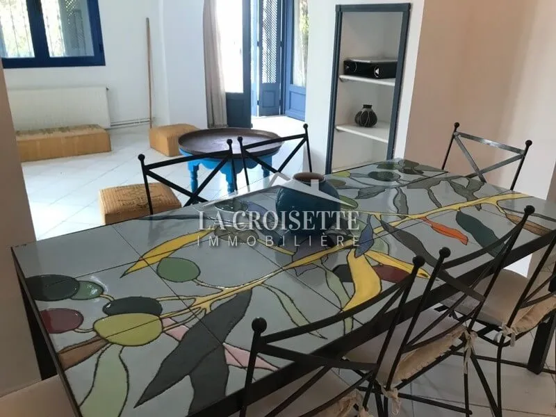 Duplex meublé s3 vue sur mer et avec jardin à Gammarth MDL0004