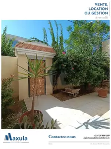 À LOUER APPARTEMENT S+3 À USAGE BUREAUTIQUE À MEGRINE COTEAUX