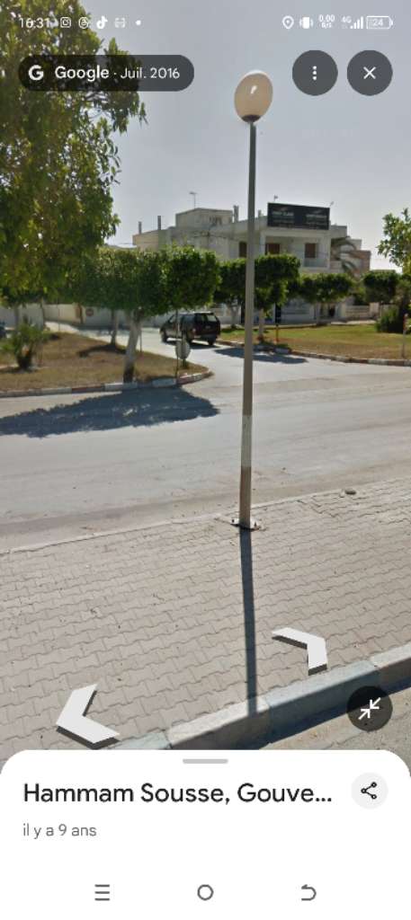 Terrain avendre a kantaoui près de la mer 