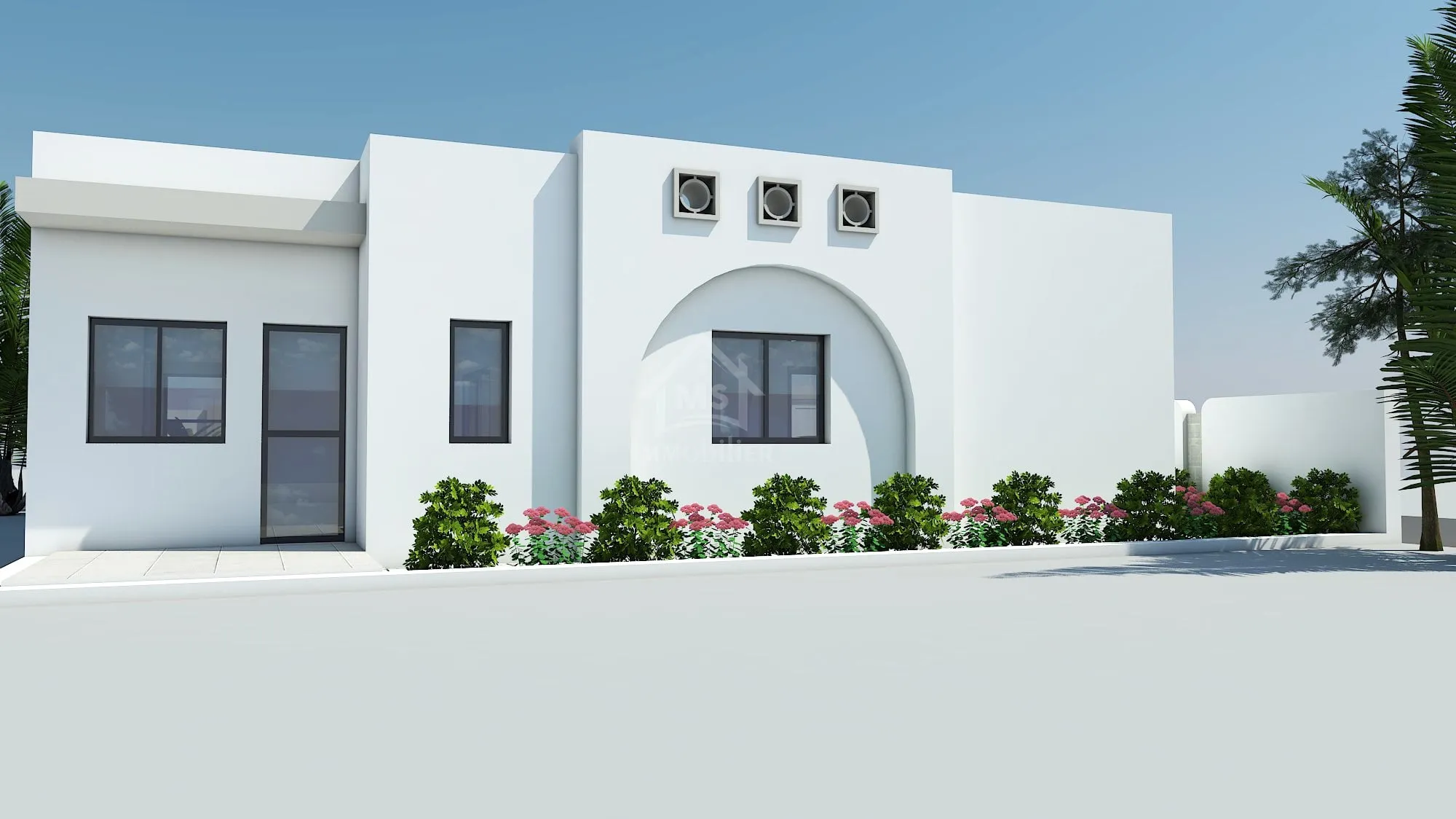 Villa sur plan avec piscine à vendre à Hammamet Sud 51355351