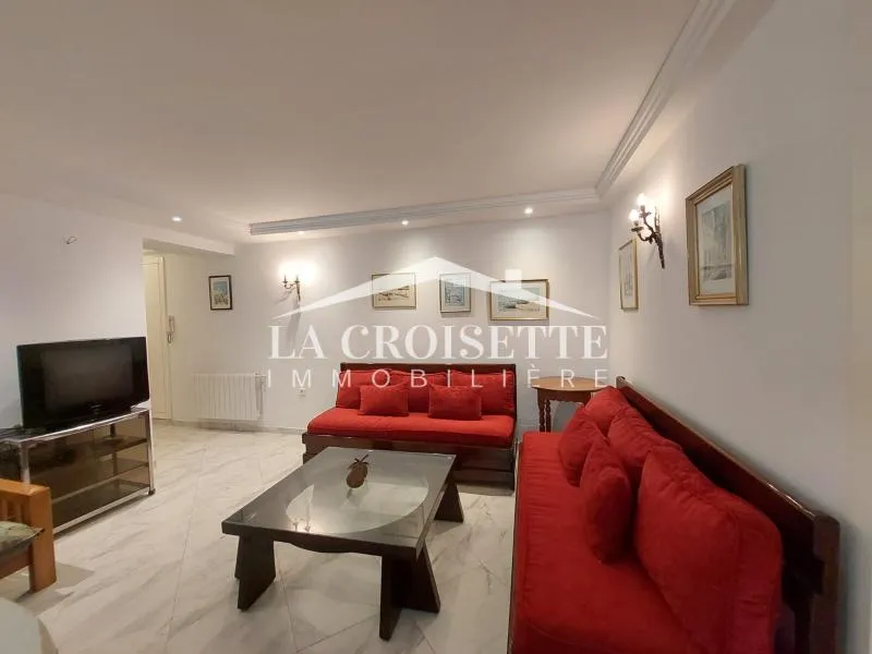 Rez-de-chaussée de villa S2 meublé à La Marsa mrcl0205