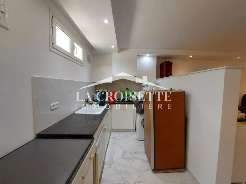 Rez-de-chaussée de villa S2 meublé à La Marsa mrcl0205