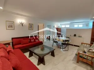 Rez-de-chaussée de villa S2 meublé à La Marsa mrcl0205